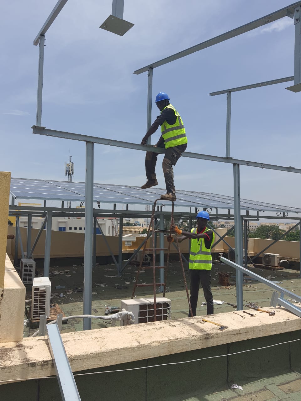 Projet MOHA COM - Chantier construction Mali