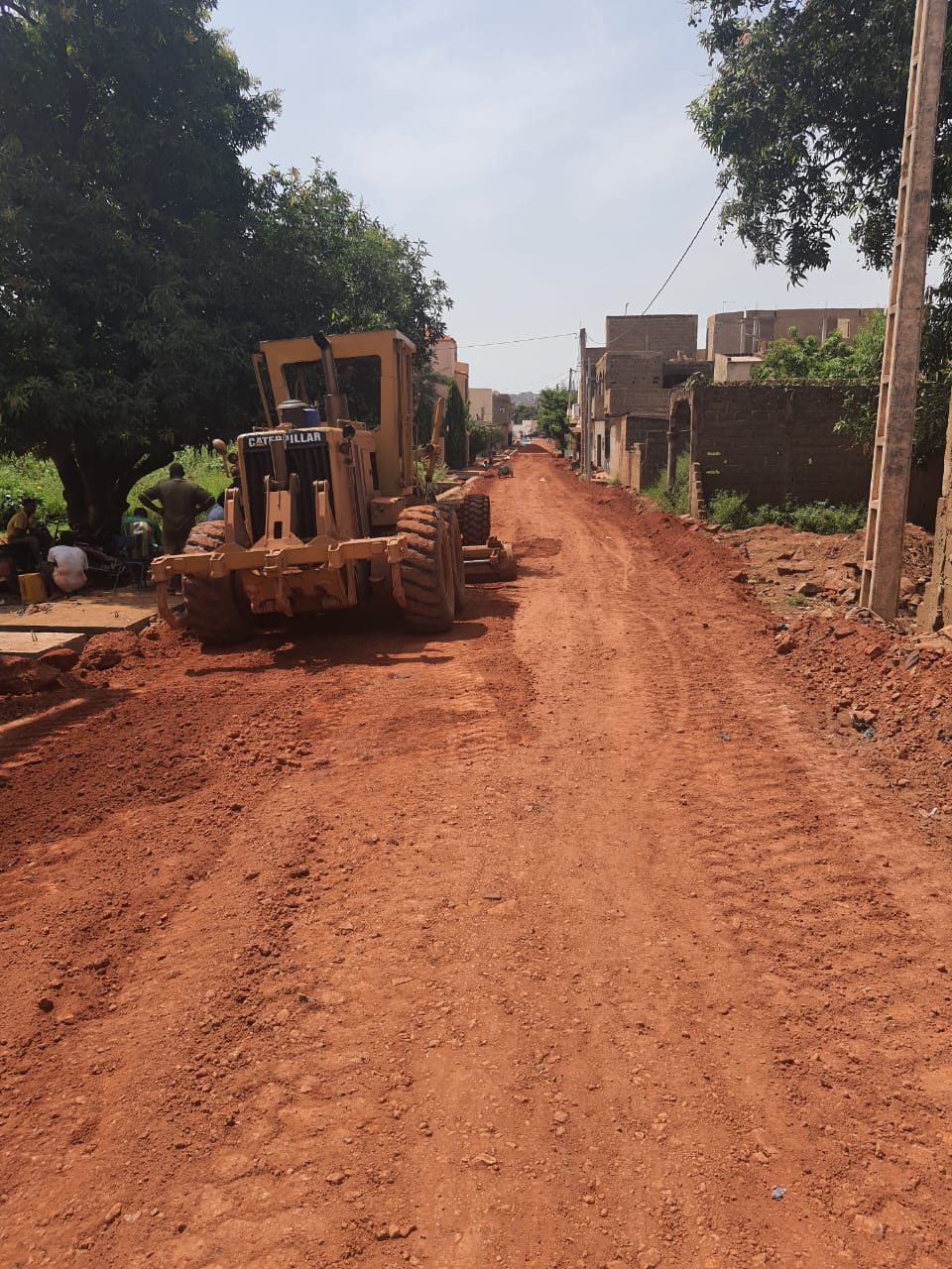 Projet MOHA COM - Panneaux solaires montage terrain Mali