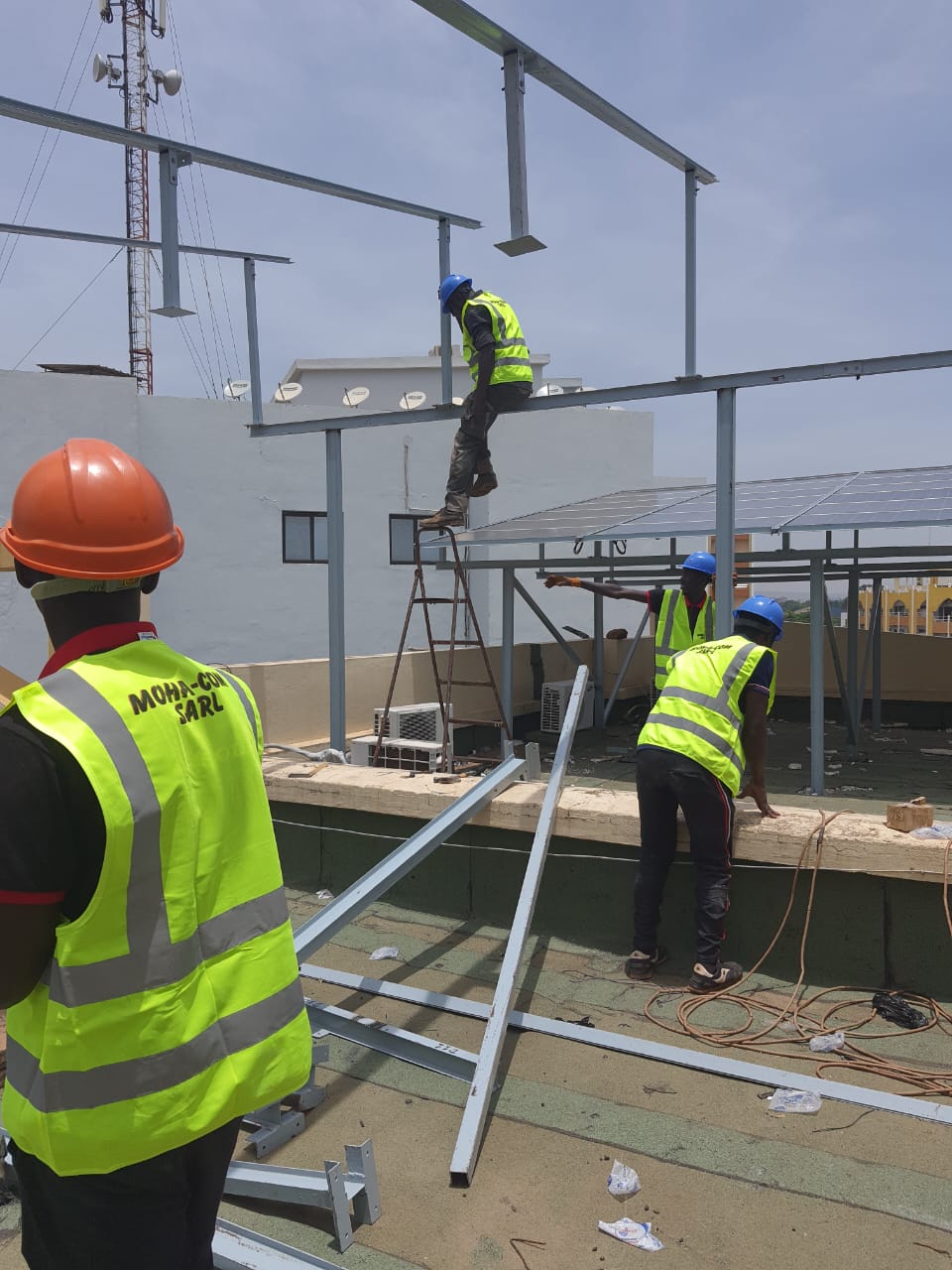 Projet MOHA COM - Travaux maçonnerie et béton armé